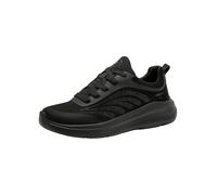 Tamaris Comfort Damen Sneaker flach Sportlich Vegan, Schwarz (Black Glitter), 36 EU