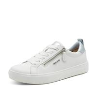 Tamaris Comfort Damen Sneaker Low 8-83707-42 White/Sky (weiß, 38 EU)
