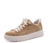 Tamaris Comfort Damen Sneaker Low 8-83720-45 Camel Suede (braun, 42 EU)