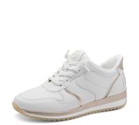 Tamaris Comfort Damen Sneaker Low 8-83735-46 White/Gold (weiß, 42 EU)