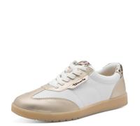 Tamaris Damen Sneaker Jana COM Comfort Low Weiß/Gold 8-83741-46 Größe 40