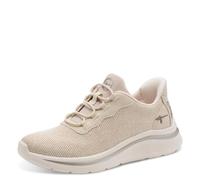 Tamaris Comfort Damen Step IN Sneaker flach zum Schlupfen Leicht, Beige (Ivory), 37 EU