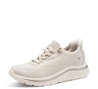 Tamaris Comfort Damen Step IN Sneaker flach zum Schlupfen Sportlich, Beige (Beige), 37 EU