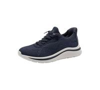 Tamaris Comfort Damen Step IN Sneaker flach zum Schlupfen Sportlich, Blau (Navy), 38 EU