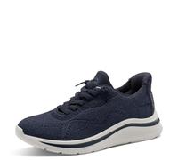 Tamaris Comfort Damen Step IN Sneaker flach zum Schlupfen Sportlich, Blau (Navy), 40 EU