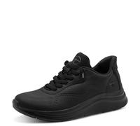 Tamaris Comfort Damen Step IN Sneaker flach zum Schlupfen Sportlich, Schwarz (Black), 37 EU