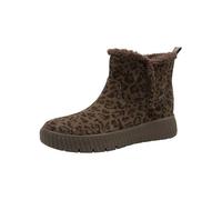 Tamaris Comfort Damen STEP IN Stiefelette aus Leder Gefüttert, Mehrfarbig (Dark Leopard), 41 EU