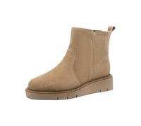 Tamaris Comfort Damen Stiefeletten aus Leder mit Reißverschluss, Braun (Camel Suede), 41 EU