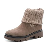 Tamaris Comfort Damen Stiefeletten Rund Bequem, Grau (Pepper), 39 EU