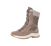 Tamaris COMFORT Damen Stiefeletten zum Schnüren Gefüttert Plateau mit Reißverschluss Comfort Fit, Braun (Taupe 1), 37 EU