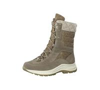 Tamaris COMFORT Damen Stiefeletten zum Schnüren Gefüttert Plateau mit Reißverschluss Comfort Fit, Braun (Taupe), 36 EU