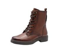 Tamaris Comfort Damen Stiefeletten zum Schnüren mit Reißverschluss Herbst, Braun (Cognac), 38 EU