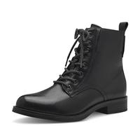 Tamaris COMFORT Damen Stiefeletten zum Schnüren mit Reißverschluss Herbst, Schwarz (Black), 38 EU