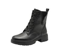 Tamaris Comfort Damen Stiefeletten zum Schnüren mit Stretch-Anteil, Schwarz (Black Uni Nap), 36 EU