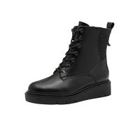 Tamaris Comfort Damen Stiefeletten zum Schnüren Plateau, Schwarz (Black), 39 EU