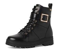 Tamaris COMFORT Damen Stiefeletten zum Schnüren Warm Gefüttert Plateau Comfort Fit, Schwarz (Black Nappa), 40 EU