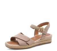 Tamaris COMFORT Damen Wedge/Plat Sand MultiAdjustable BEIGE SUEDE 42