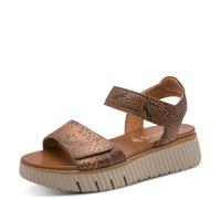 Tamaris COMFORT Damen Wedge/Plat Sand MultiAdjustable COGNAC SNAKE 39