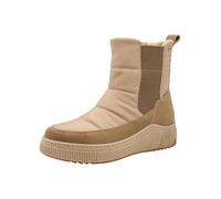 Tamaris Comfort Damen Winterstiefel ohne Absatz Gefüttert Wasserabweisend, Beige (Beige Comb), 39 EU