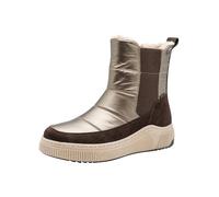 Tamaris Comfort Damen Winterstiefel ohne Absatz Gefüttert Wasserabweisend, Braun (Mocca Comb), 36 EU