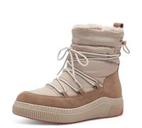 TAMARIS COMFORT Damen Winterstiefeletten zum Schnüren Gefüttert Wasserabweisend, Beige (Beige), 39 EU