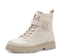 Tamaris COMFORT Damen Winterstiefeletten zum Schnüren Gefüttert Wasserabweisend, Beige (Ivory), 37 EU