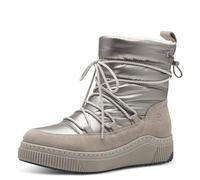 Tamaris COMFORT Damen Winterstiefeletten zum Schnüren Gefüttert Wasserabweisend, Grau (Lt Grey/Silver), 36 EU