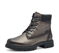 Tamaris COMFORT Damen Winterstiefeletten zum Schnüren Gefüttert Wasserabweisend, Silber (Pewter), 37 EU