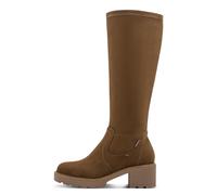 Tamaris Damen-Stiefel Comfort M8650045 mit Blockabsatz, wasserabweisend Cappuccino 38