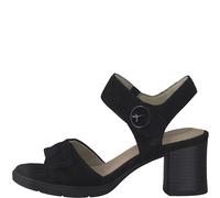 Tamaris Comfort Damenschuhe Riemchensandalen BLACK BLACK - Gr. - 37