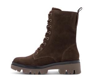 TAMARIS COMFORT Damenschuhe Schnürstiefel MOCCA SUEDE MOCCA SUEDE - Gr. - 39