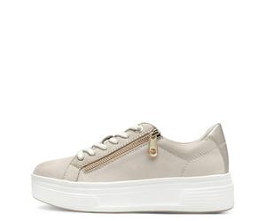 TAMARIS COMFORT Damenschuhe Sportliche Schnürer BEIGE NUBUK BEIGE NUBUK - Gr. - 41