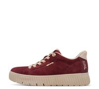 TAMARIS COMFORT Damenschuhe Sportliche Schnürer BORDEAUX SUEDE BORDEAUX SUEDE - Gr. - 41
