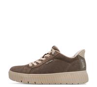 TAMARIS COMFORT Damenschuhe Sportliche Schnürer MUSHROOM SUEDE - Gr. - 42