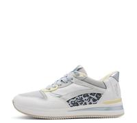 TAMARIS COMFORT Damenschuhe Sportliche Schnürer WHITE/BLUE WHITE/BLUE - Gr. - 39