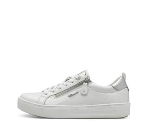 TAMARIS COMFORT Damenschuhe Sportliche Schnürer WHITE PATENT WHITE PATENT - Gr. - 38