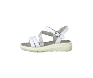 Tamaris Comfort Sandalen Leder Weiß/Silber - 37