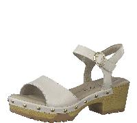Tamaris - Comfort Sandalette weiß OFFWHITE - Gr. - 40
