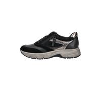 Tamaris Comfort Damen Sneaker flach mit Reißverschluss Elastisch, Schwarz (Black Comb), 37 EU