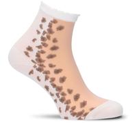 Tamaris Comfort Transparent Leo Socken Damen 0300 - white 39-42