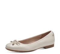 Tamaris Da.-Ballerina für Damen, beige, Gr. 41 EU
