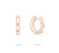 Tamaris Damen Creolen TJ-0650-E-18 aus Edelstahl – IP-Roségold