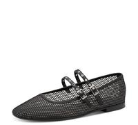 Tamaris Da.-Ballerina für Damen, schwarz, Größe 38 EU