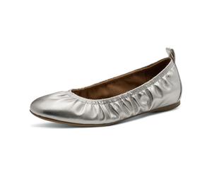 Tamaris Da.-Ballerina für Damen, silber, Größe 41 EU