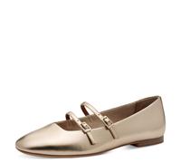 Tamaris Ballerina Modell 2214244 Damen elegant metallic Gold Größe 40