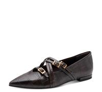 Tamaris - Da.-Ballerina mocca croco - Gr. - 37