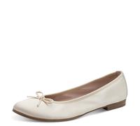 Tamaris Klassische Ballerinas für Damen, weiß, Größe 38 EU
