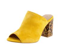 Tamaris Da.-Pantolette 1-1-27288-24/650 SAFFRON/SNAKE FS 2020 für Damen, gelb, Größe 38 EU