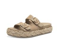 Tamaris Da.-Pantolette für Damen, beige, Größe 37 EU