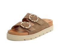 Damen-Pantolette TAUPE SUEDE - Gr. - 39